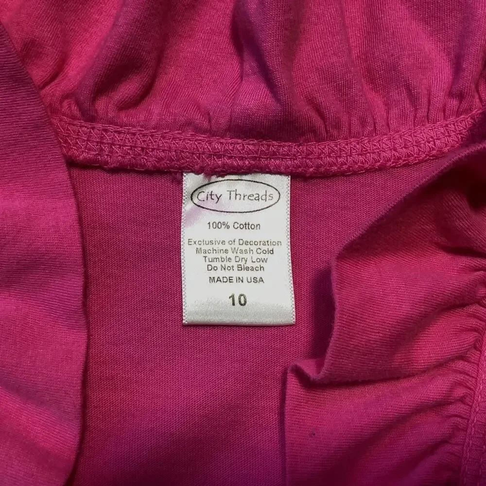 City Threads Pink Ruffle Sweater - Picture 3 of 5